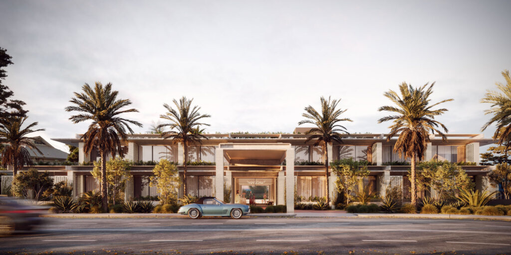 Just moments from the shoreline of Byron Bay’s iconic Main Beach, Modernist Idyll is a boutique development of 22 high-end serviced apartments